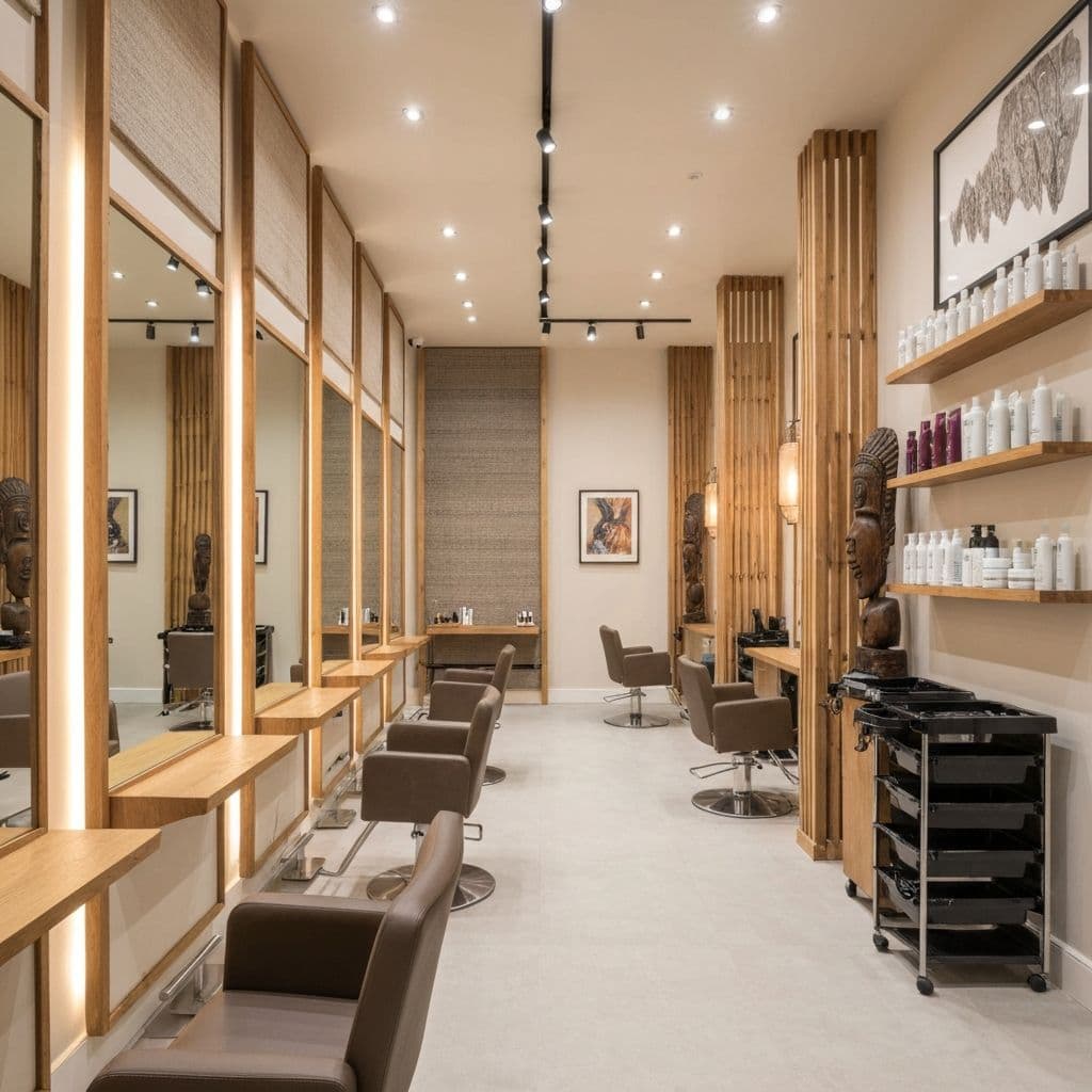 Bespoque Afro HairSolutions salon interior